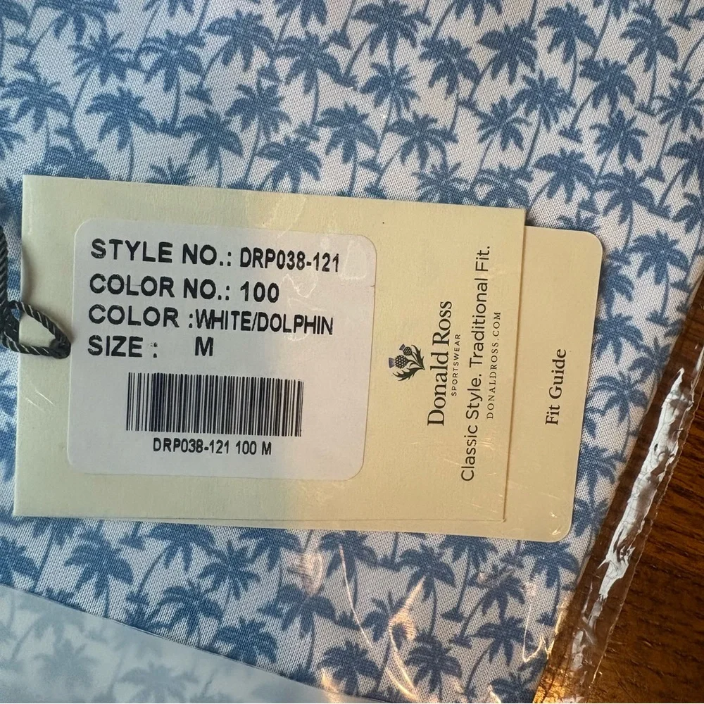 Donald Ross Sportswear Mens Large Golf 1/4 Button Down Polo Short Sleeve Shirt - Picture 3 of 4